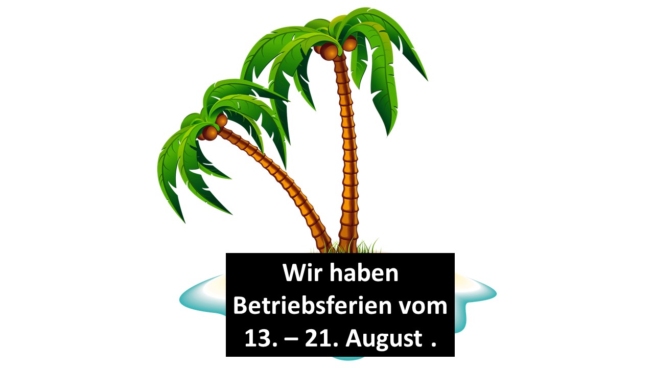 Wir haben Betriebsferien vom 13. 21. August! Alte Residenzapotheke